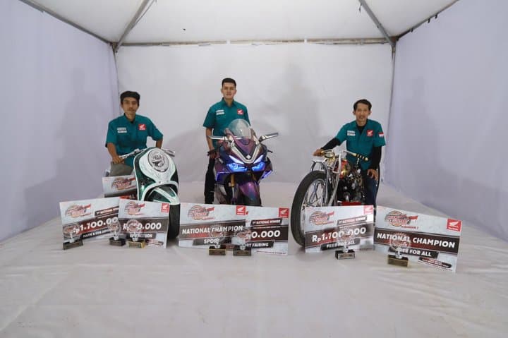 3 Motor Terbaik di Honda Modif Contest 2023 3 Motor Terbaik di Honda Modif Contest 2023