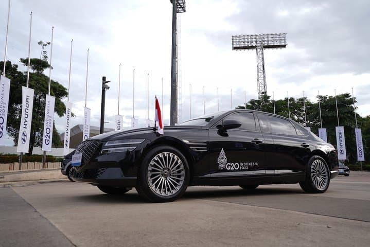 Spesifikasi Genesis G80 yang Bakal jadi VIP Car di KTT G20 Spesifikasi Genesis G80 yang Bakal jadi VIP Car di KTT G20