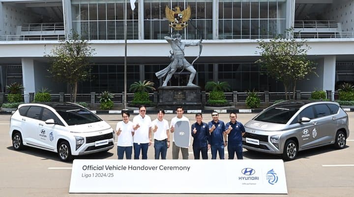 Hyundai Stargazer jadi Mobil Operasional Sepakbola Nasional Liga 1 Hyundai Stargazer jadi Mobil Operasional Sepakbola Nasional Liga 1