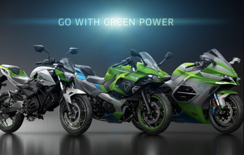 Kawasaki Ngamuk, Pamerkan Ninja EV, Hybrid dan Hidrogen di EICMA 2022