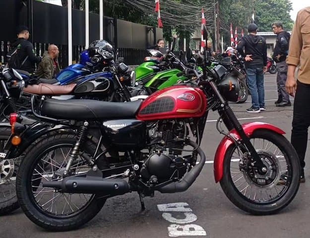 Wujud Kawasaki W175 Bermesin Injeksi, Dilengkapi Speedometer Digital Wujud Kawasaki W175 Bermesin Injeksi, Dilengkapi Speedometer Digital