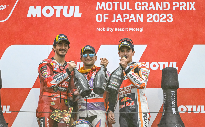 Klasemen Usai MotoGP Jepang: Jorge Martin Selisih 3 Poin dari Bagnaia