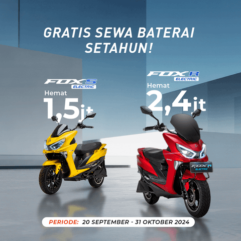 Polytron Berikan Subsidi dan Gratis Sewa Baterai Motor Listrik Setahun Polytron Berikan Subsidi dan Gratis Sewa Baterai Motor Listrik Setahun