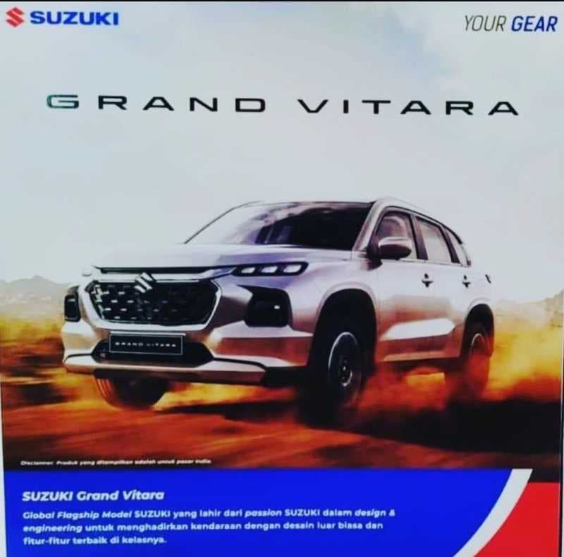 Penampakan Suzuki Grand Vitara yang Bocor dari Brosur!