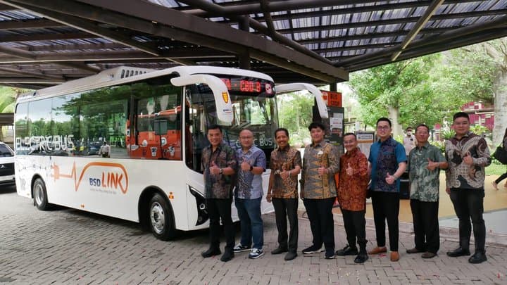 BSD City Pakai Bus Listrik untuk Warga BSD City Pakai Bus Listrik untuk Warga