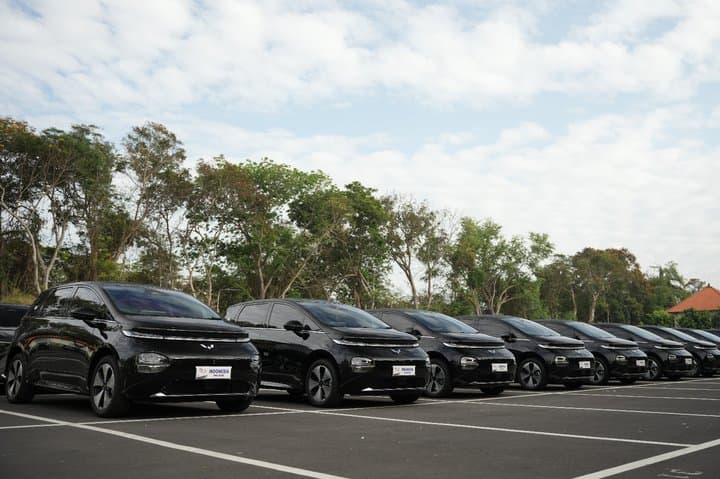 Ratusan Unit Mobil Listrik Wuling Jalankan Tugas Negara di Bali Ratusan Unit Mobil Listrik Wuling Jalankan Tugas Negara di Bali