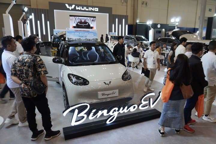 Wuling Pamerkan Mobil Listrik Terlarisnya di BCA Expoversary 2024 Wuling Pamerkan Mobil Listrik Terlarisnya di BCA Expoversary 2024