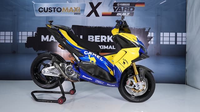 Intip Juara Modifikasi Custommaxi Yamaha, Aerox Rasa Valentino Rossi