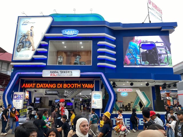 Maxi Series Jadi Primadona Yamaha di Jakarta Fair Kemayoran 2023