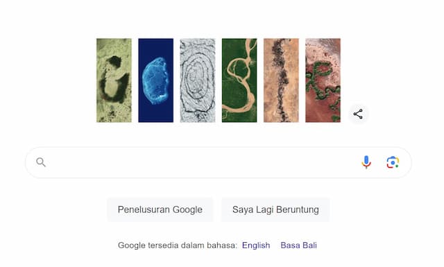 Peringati Hari Bumi, Rangkaian Potret Alam Mejeng di Google Doodle