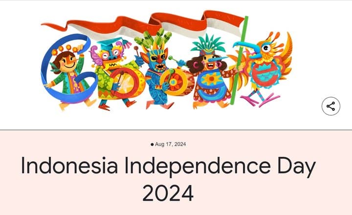 Makna Google Doodle Edisi HUT RI ke-79: Pawai Tujuhbelasan Makna Google Doodle Edisi HUT RI ke-79: Pawai Tujuhbelasan
