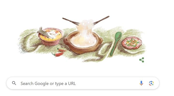 Papeda Khas Indonesia Timur Mejeng di Google Doodle Hari Ini Papeda Khas Indonesia Timur Mejeng di Google Doodle Hari Ini