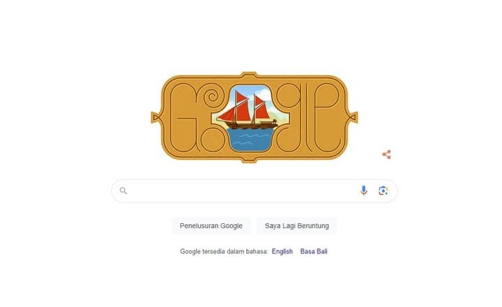 Kapal Pinisi Asal Sulawesi Berlayar di Google Doodle Hari Ini Kapal Pinisi Asal Sulawesi Berlayar di Google Doodle Hari Ini