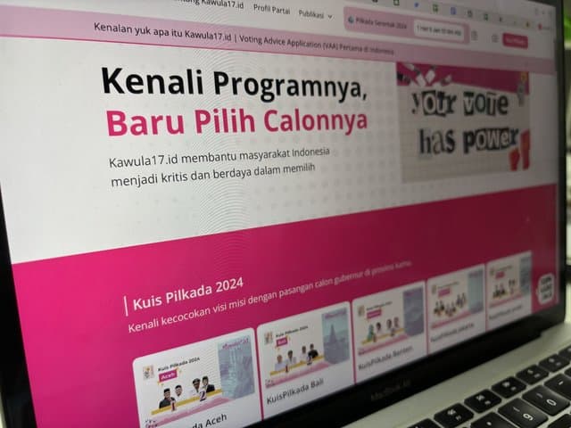 Sebelum Nyoblos, Kenali Paslon Pilkada dengan Kuis di Situs Kawula17 Sebelum Nyoblos, Kenali Paslon Pilkada dengan Kuis di Situs Kawula17