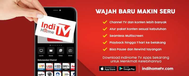 UseeTV Go Ganti Nama Jadi IndiHome TV, Makin Puas Akses Ragam Konten