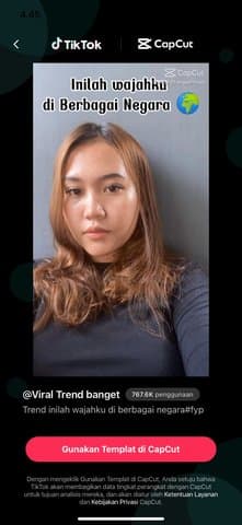 Viral Filter TikTok x CapCut, Bisa Tahu Wajah Versi Berbagai Negara Viral Filter TikTok x CapCut, Bisa Tahu Wajah Versi Berbagai Negara