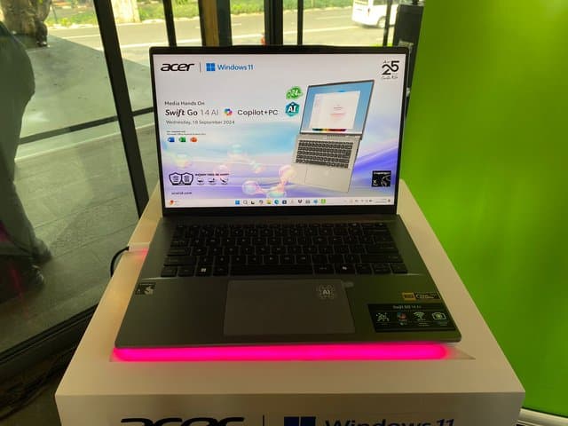 Acer Swift Go 14 AI Dirilis Rp16 Jutaan, Disokong Snapdragon X Plus Acer Swift Go 14 AI Dirilis Rp16 Jutaan, Disokong Snapdragon X Plus