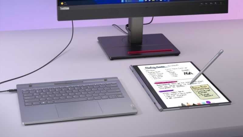 Lenovo Pamer Laptop Unik di CES 2024, Gabungkan OS Windows dan Android