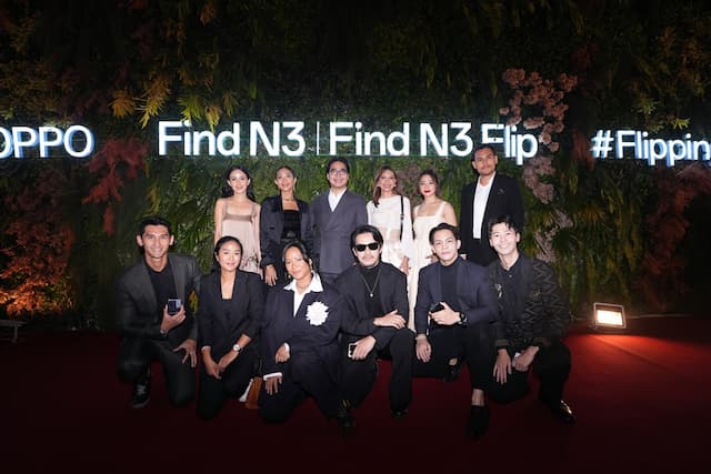 Momen Red Carpet dan Megahnya Rilis Oppo Find N3 Series di Indonesia