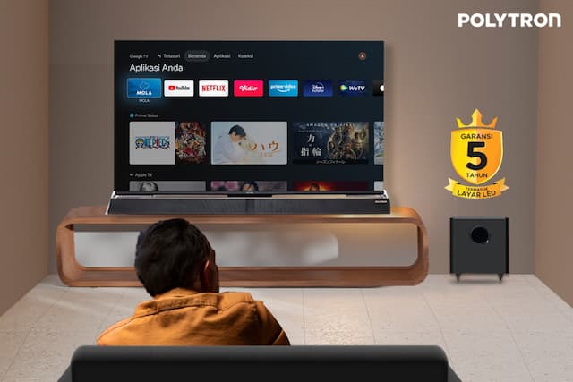 Jajaran TV Polytron, dari LED Sampai Smart TV Dapat Garansi 5 Tahun
