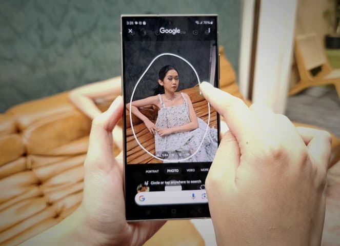 Jadi Konten Kreator Fashion Bermodal Circle To Search di S24 Series Jadi Konten Kreator Fashion Bermodal Circle To Search di S24 Series