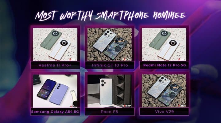 6 Ponsel Ini Berebut Gelar 'Most Worthy Smartphone' di UCA 2023! 6 Ponsel Ini Berebut Gelar 'Most Worthy Smartphone' di UCA 2023!