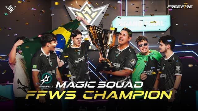 Tim Free Fire dari Brasil, Magic Squad Juara FFWS 2023
