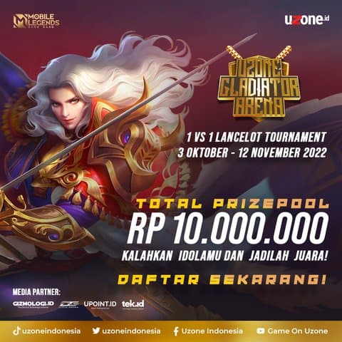 Uzone Gladiator Arena, Kalahkan Idolamu dan Jadilah Juara! Uzone Gladiator Arena, Kalahkan Idolamu dan Jadilah Juara!