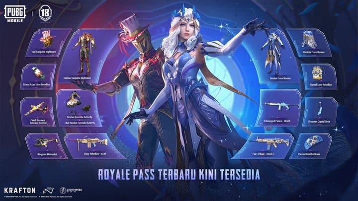 PUBG Mobile RP M18 Dimulai, 50 Item dan Skin Gratis Bisa Diklaim PUBG Mobile RP M18 Dimulai, 50 Item dan Skin Gratis Bisa Diklaim