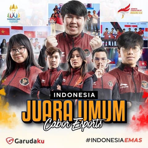 Selamat! Timnas eSports Indonesia Juara Umum SEA Games 2023 Selamat! Timnas eSports Indonesia Juara Umum SEA Games 2023