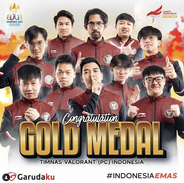 SEA Games 2023: Selamat, Timnas Valorant Indonesia Sabet Emas!