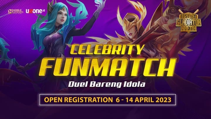 Duel MLBB Bareng Idola di Uzone Gladiator Arena - Celebrity Funmatch Duel MLBB Bareng Idola di Uzone Gladiator Arena - Celebrity Funmatch