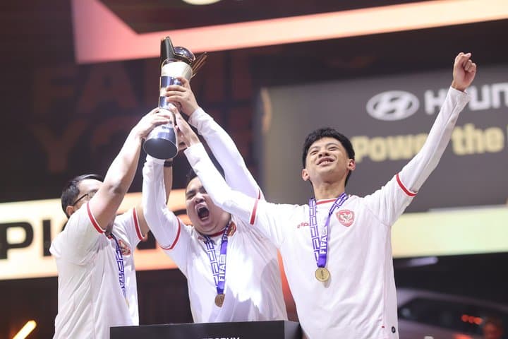 Detik-detik Indonesia Juara FIFAe World Cup 2024, Menang dari Brasil Detik-detik Indonesia Juara FIFAe World Cup 2024, Menang dari Brasil