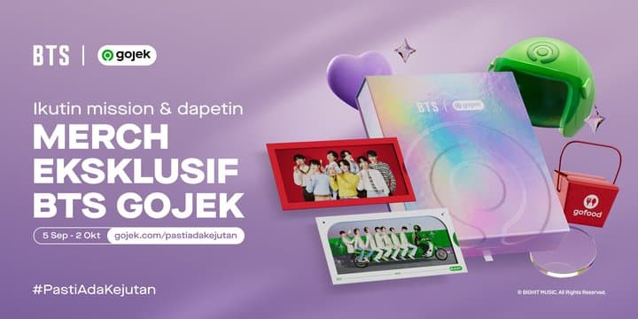 Gojek <i>Collab</i> Bareng BTS Lagi, Apa Faedahnya buat Pengguna? Gojek <i>Collab</i> Bareng BTS Lagi, Apa Faedahnya buat Pengguna?