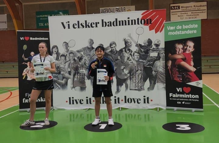 Atlet IGBA Indihome Juara Badminton Junior U17 di Denmark Atlet IGBA Indihome Juara Badminton Junior U17 di Denmark