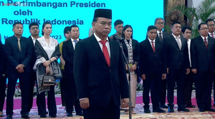 Budi Arie Setiadi Resmi Dilantik Jokowi Jadi Menkominfo Budi Arie Setiadi Resmi Dilantik Jokowi Jadi Menkominfo