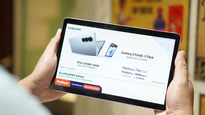 Pre-order Galaxy Z Fold6 & Z Flip6, Bonus eSIM Telkomsel 150 GB Pre-order Galaxy Z Fold6 & Z Flip6, Bonus eSIM Telkomsel 150 GB
