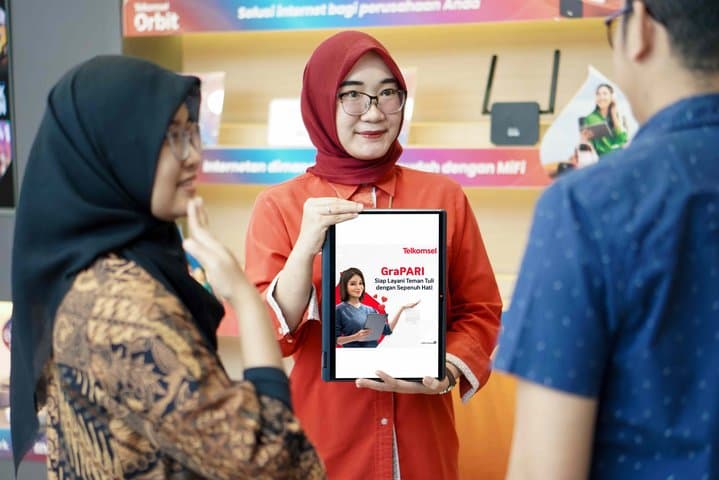 GraPARI Telkomsel Sediakan Layanan untuk Pelanggan Tuli GraPARI Telkomsel Sediakan Layanan untuk Pelanggan Tuli