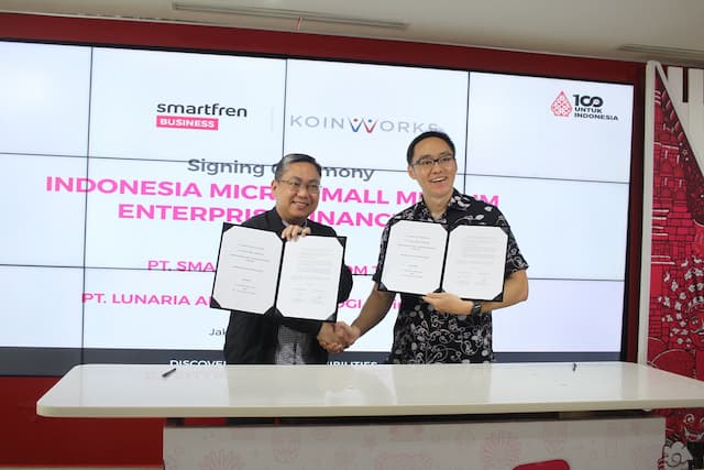 Smartfren dan KoinWorks Kerjasama Hadirkan Pinjaman untuk UMKM 