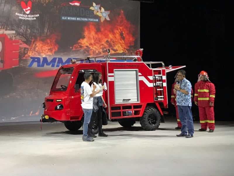 KMW AMMDes Fire Fighter Meluncur di IMX 2020