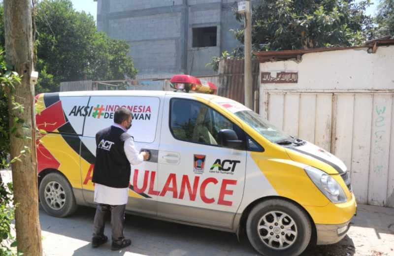 Ambulans Berlogo Pemkot Padang Beraksi di Gaza