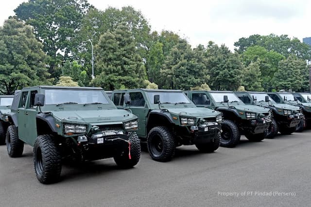 Puluhan Mobil Taktis Maung Siap Mengaum di TNI