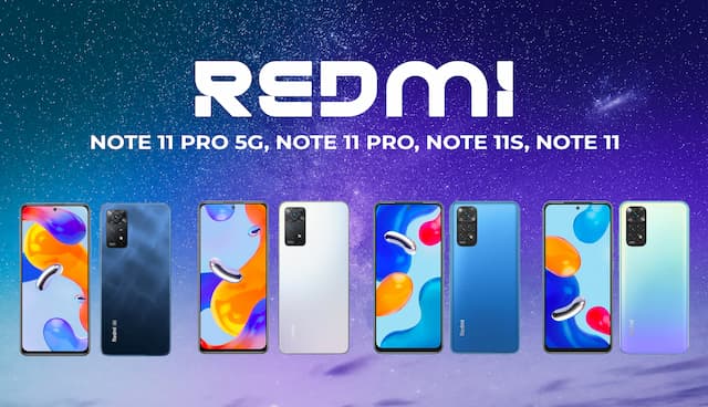 INFOGRAFIS: Spek Redmi Note 11, Note 11s, Note 11 Pro & Note 11 Pro 5G