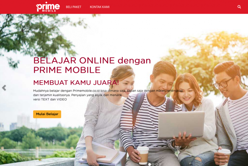 Prime Mobile, Bimbel Online yang Aktif 24 Jam