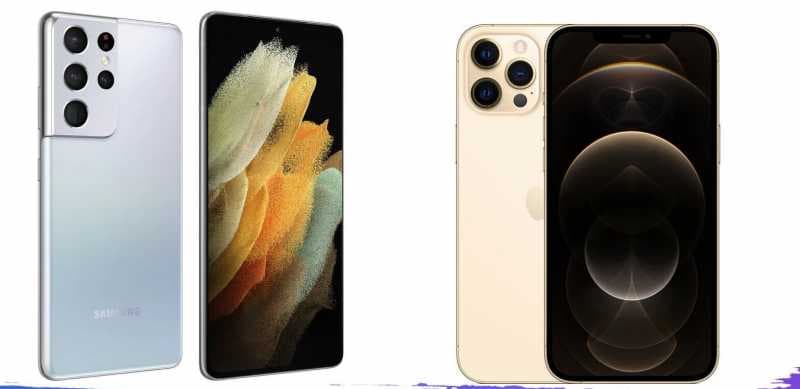 Adu Spesifikasi Samsung Galaxy S21 Ultra vs iPhone 12 Pro Max