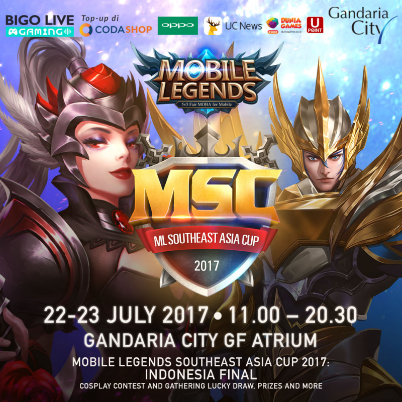 \'The Mobile Legends Southeast Asia Cup Final 2017\' Digelar Pekan Depan