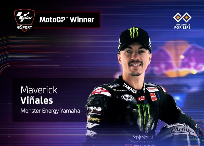 Hasil motoGP Virtual Seri 3 Spanyol: Vinales Juara, Yamaha Dikepung Honda