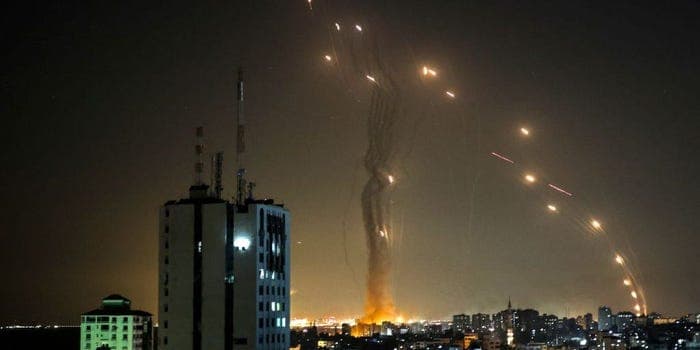 Viral Video Israel Diserang Roket Gaza Banjiri Linimasa Twitter