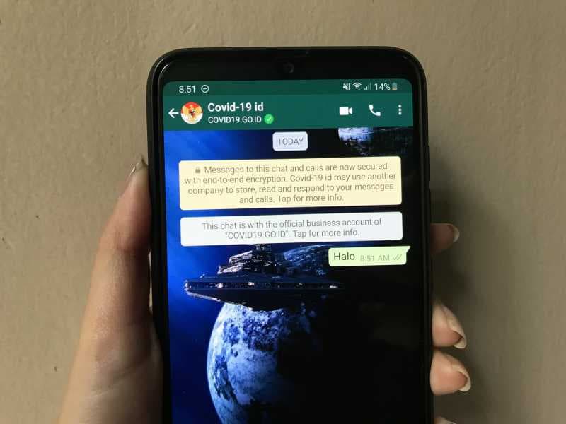 <i>Bye</i> Hoaks Corona, Ini Cara Manfaatkan Chatbot WhatsApp Resmi Pemerintah