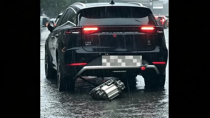 Terabas Banjir, Komponen Mobil BYD Ambrol jadi Meme Terabas Banjir, Komponen Mobil BYD Ambrol jadi Meme